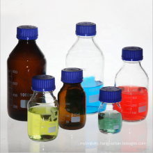 25ml-20000ml blue cap glass/plastic  uses of chemistry laboratory equipment colorful reagent bottle